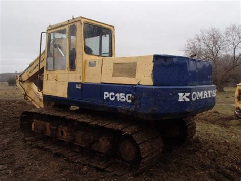 Komatsu PC150 excavator specs (1986 